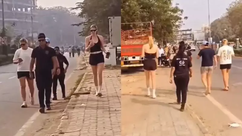 RCB Women's Stars Enjoy Morning Walk in Vadodara, Sparking Security Discussion