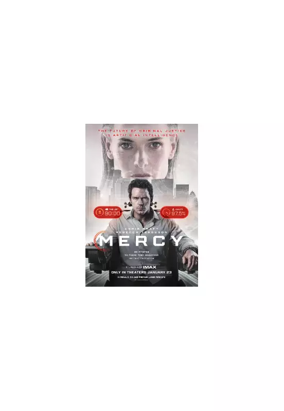 Rebecca Ferguson, Chris Pratt Star in Sci-Fi Thriller 'Mercy' Releasing January 2026