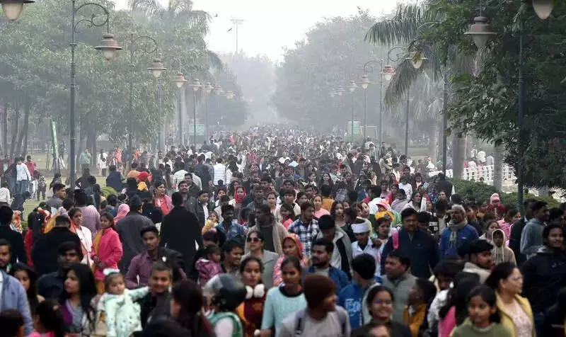 Record New Year Crowds in Lucknow: Over 41,000 at Top Park