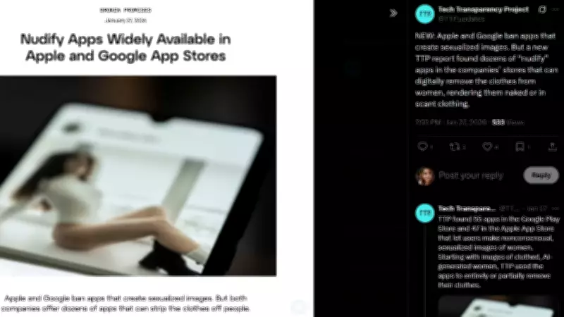 Report Filed Against Digitally Undressing Apps on Apple & Google Stores Despite Ban