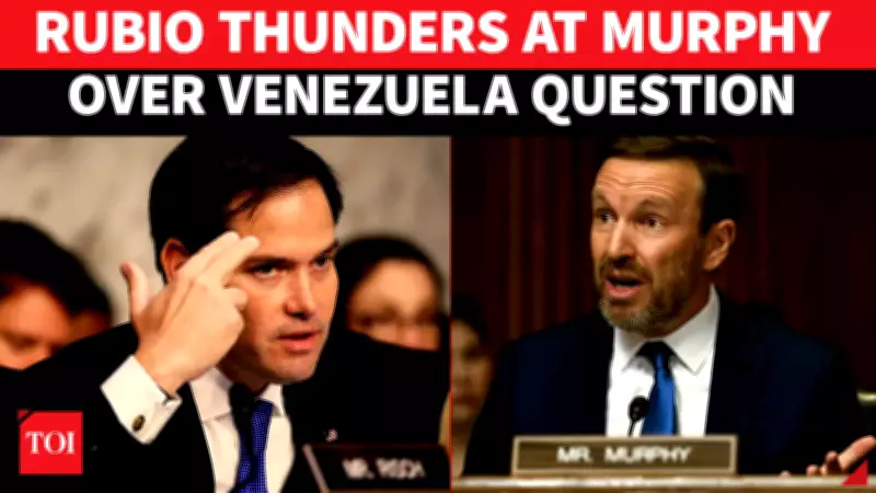 Rubio's Sharp Retort to Murphy on Venezuela Fallout: 'What If Iranian Drones Target U.S.?
