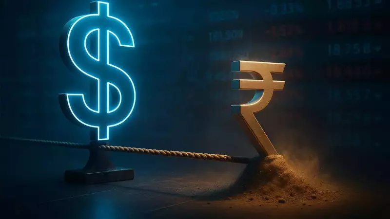Rupee Falls for Third Day, Hits 90.44 Against Dollar Amid Foreign Outflows