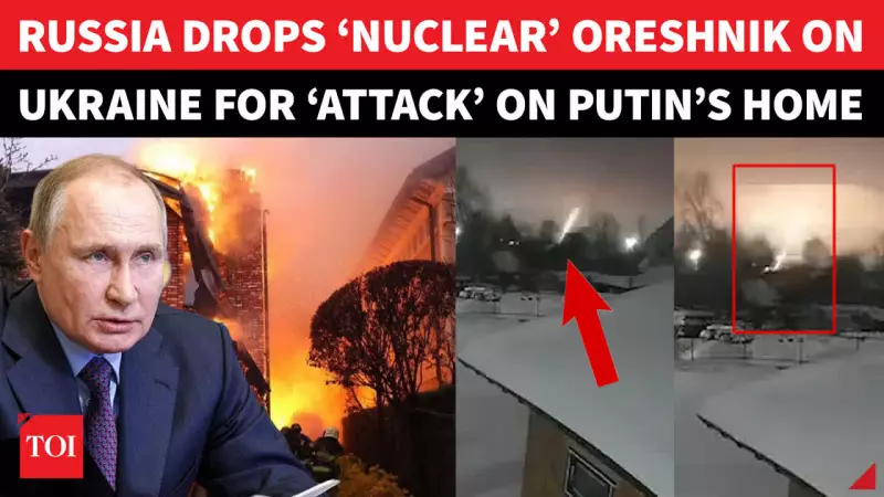Russia Deploys New Oreshnik Missile on Ukraine, Cites Attack on Putin's Home