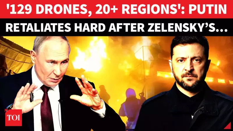 Russia Intercepts 129 Ukrainian Drones in Massive Overnight Air Defence Operation