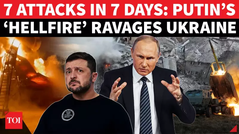Russia Unleashes 7-Day Kinzhal Missile Barrage on Ukraine After Putin Assassination Bids