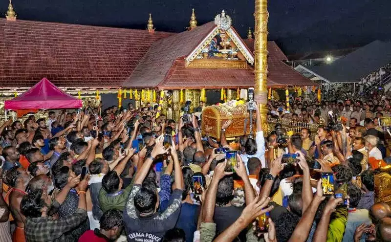 Sabarimala Flag Mast Probe: SIT Seizes Gold-Laden Vajivahanam from Tanthri's Home
