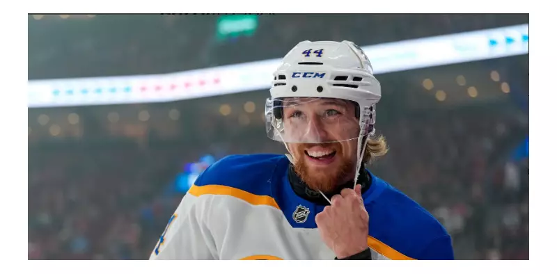 Sabres' Josh Dunne Out 4-6 Weeks with Mid-Body Injury, Coach Ruff Confirms