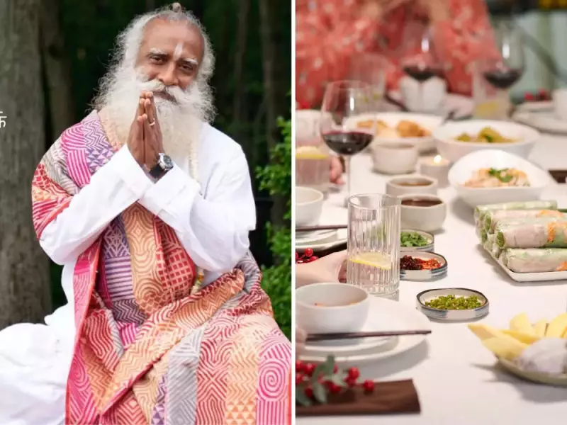 Sadhguru's Food Warning: 20% US Meals Eaten in Cars, Shares 5 Mindful Eating Tips