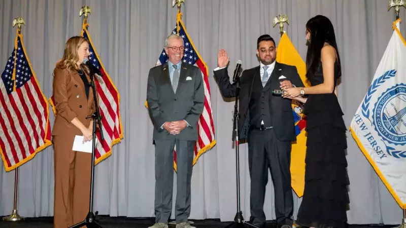 Sam Joshi Sworn In for Second Term as Edison Mayor, Makes History Again