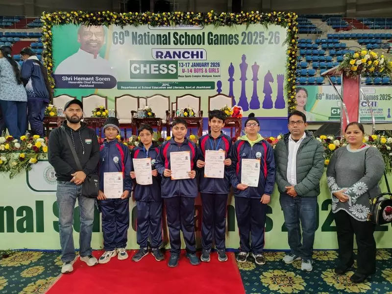 Sameer Shines at National School Championships, Wins Gold Medal