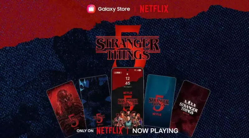 Samsung & Netflix Launch Free Stranger Things Theme for Galaxy Users