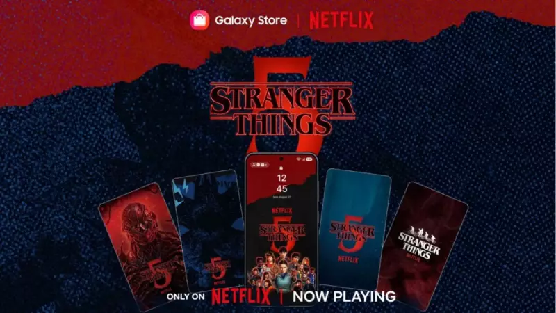Samsung and Netflix Launch Stranger Things Upside Down Theme for Galaxy Phones