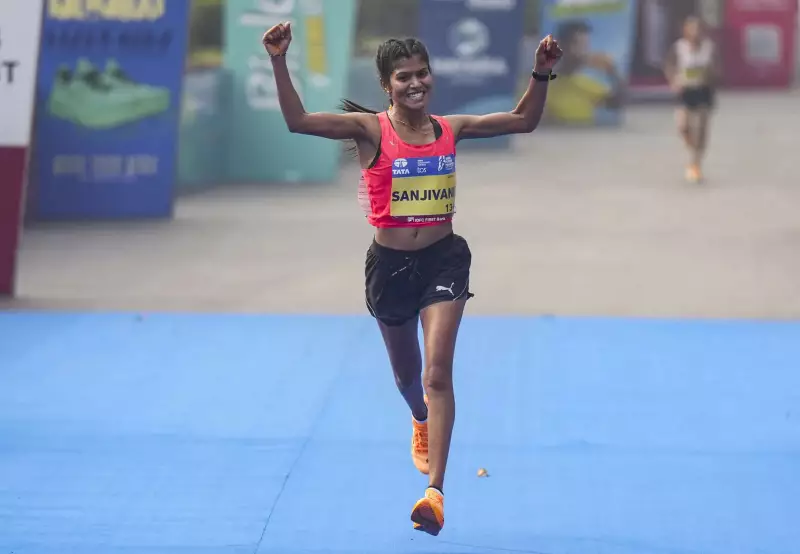 Sanjivani Jadhav Wins Mumbai Marathon in Debut, Denies Thakor Hat-Trick