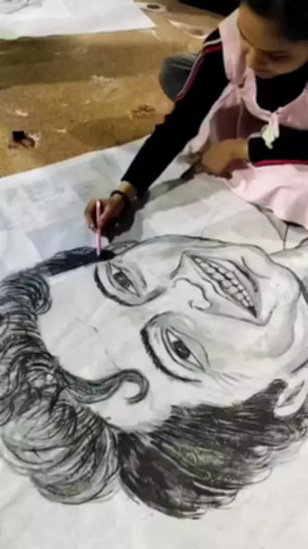 Sanskrit College Students Honor Legendary Actor Uttam Kumar in Tribute
