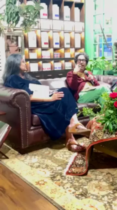 Sarnath Banerjee Captivates Audience at Cultural Event: A Glimpse into the Artist's Presence