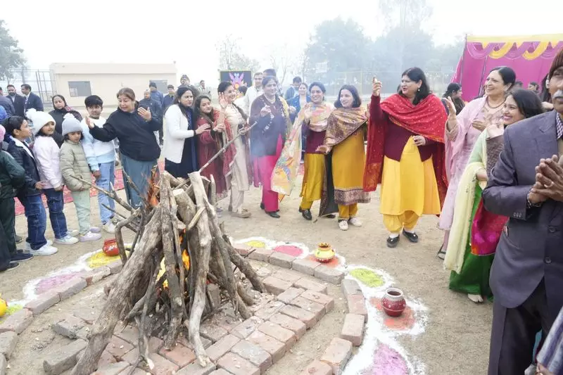 Schools Across Punjab and Haryana Celebrate Lohri with Traditional Fervor