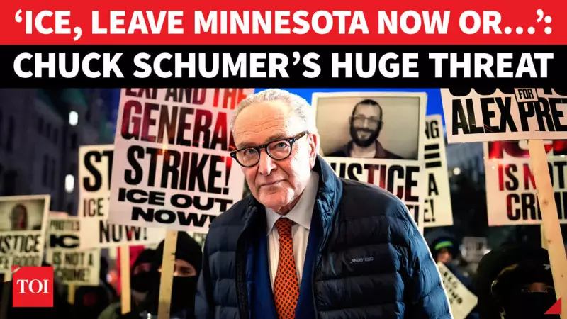 Schumer Condemns ICE Killings in Minnesota, Accuses Trump Administration of Lies