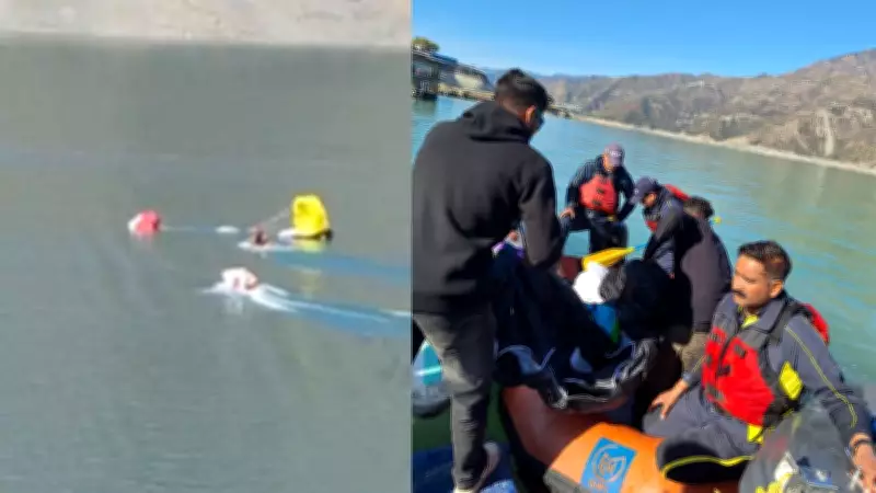 SDRF Rescues Two from Tehri Lake After Paragliding Mishap at Acro Festival