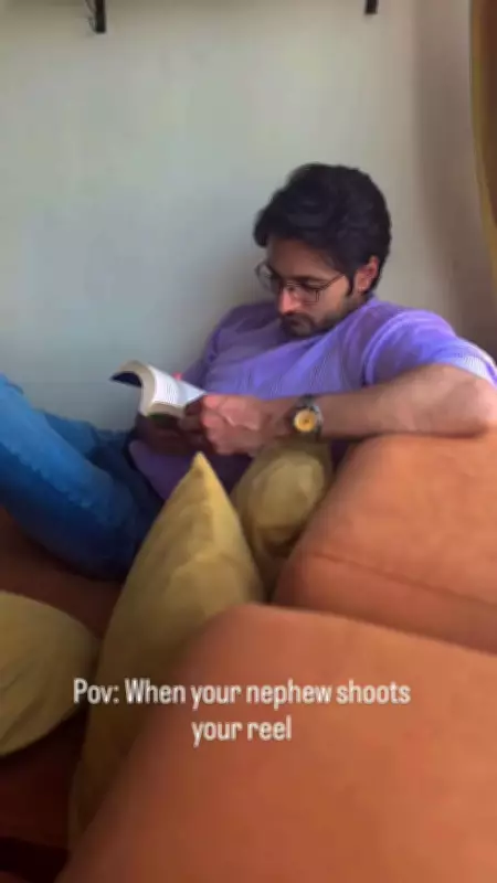 Sean Banerjee's Quiet Reading Time: Finding Solace in Books Amidst the Glamour