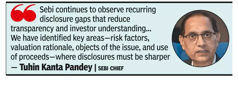Sebi Chief Urges Companies to Improve IPO Disclosures, NSE Settlement Progresses