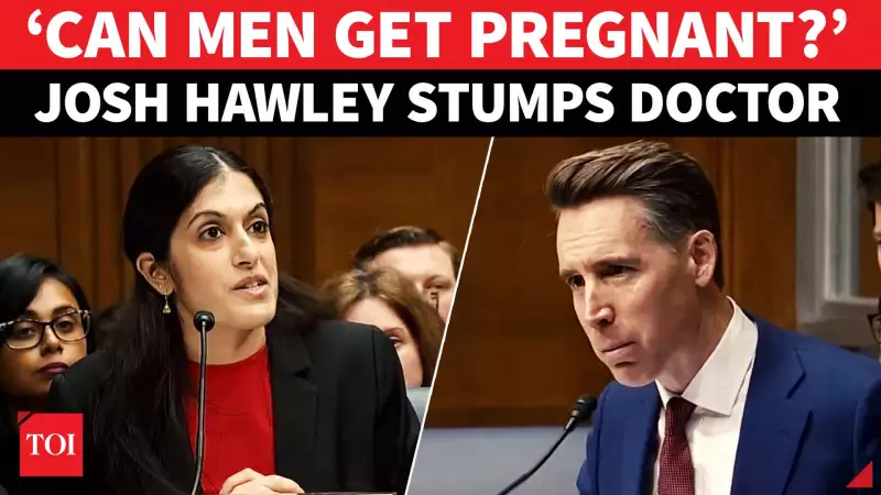 Senator Hawley's 'Can Men Get Pregnant?' Question Stumps Doctor in Heated Hearing