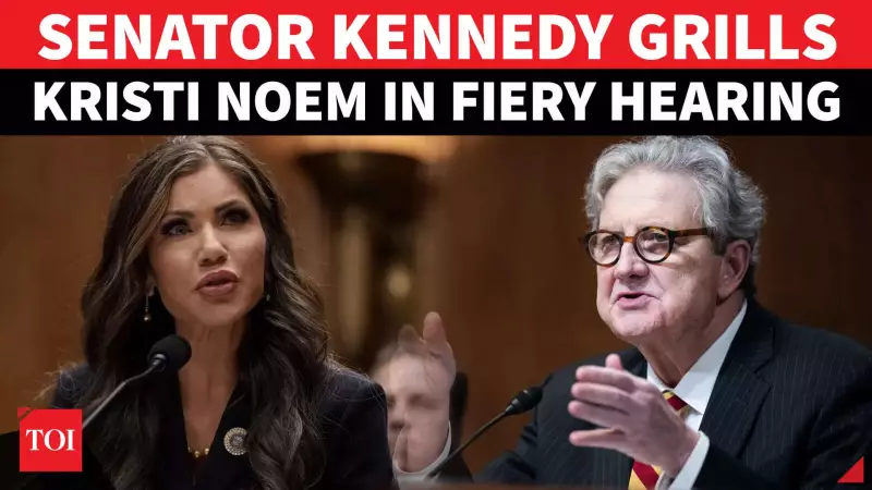 Senator Kennedy Grills DHS Secretary Noem Over Racial Bias Claims in Heated Hearing