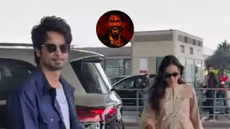 Shahid Kapoor's Airport Outing with Mira Amid 'O'Romeo' Legal Drama