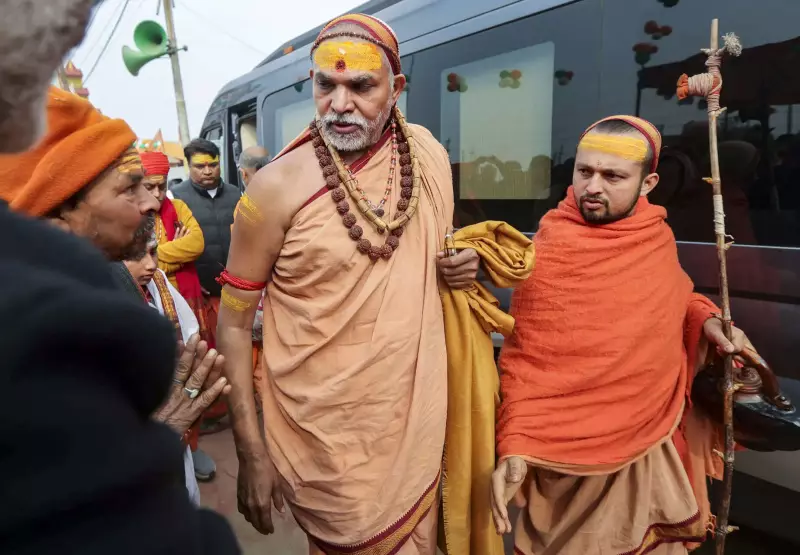 Shankaracharya Ends 10-Day Protest at Magh Mela, Departs with 'Heavy Heart' After Bath Dispute