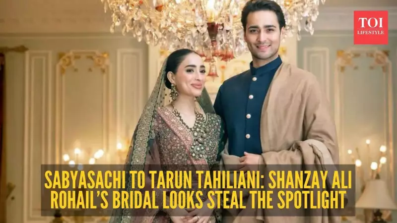 Shanzay Ali Rohail's Wedding Style Steals Spotlight with Indian Designer Elegance
