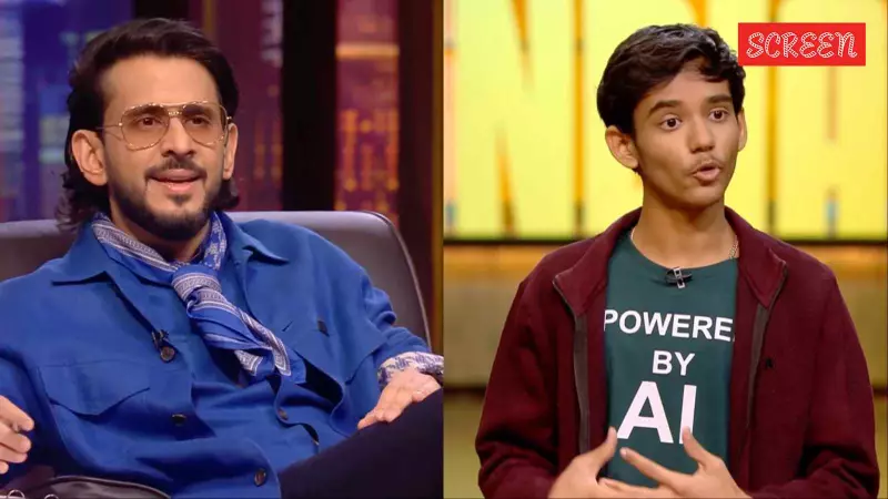 Shark Tank India: 13-Year-Old AI Founder Wows Sharks, Aman Gupta Invests