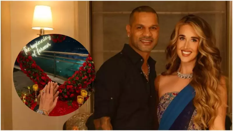 Shikhar Dhawan Announces Engagement to Irish Influencer Sophie Shine