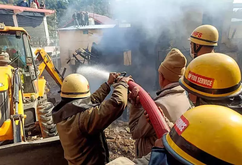 Shimla Fire Tragedy: 1 Body, 20 Remains Recovered in Arki Market Blaze