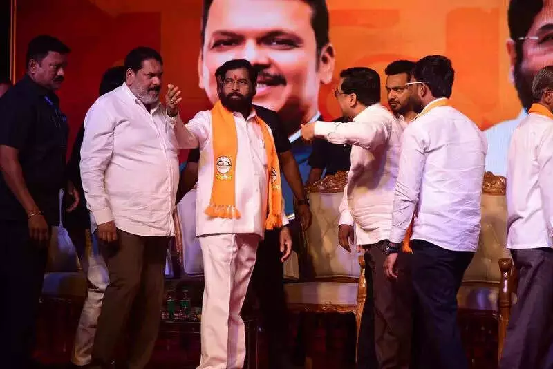 Shinde Vows to Continue Ladki Bahin Scheme, Slams Opposition in Kolhapur & Nashik Rallies