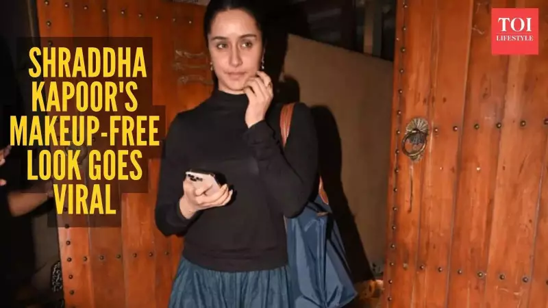 Shraddha Kapoor's Makeup-Free Mumbai Outing Goes Viral, Sparks Freshness Trend