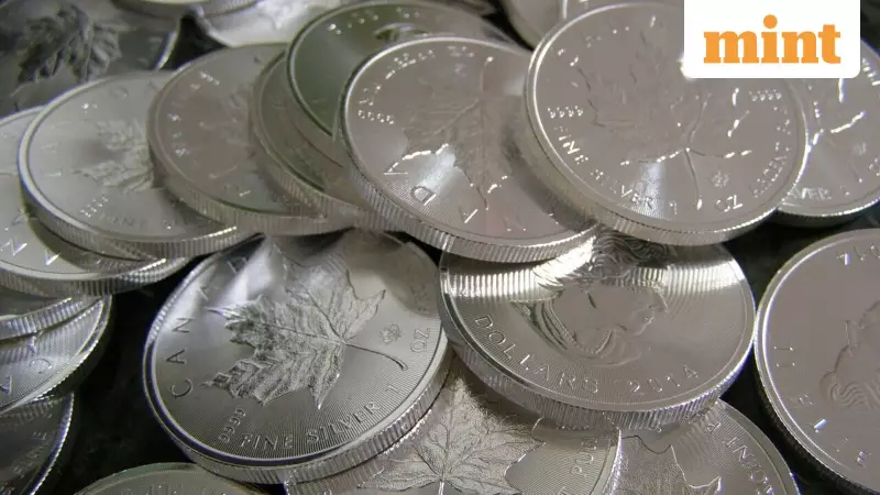 Silver Prices Dip 5.5% from Record High Amid Dollar Strength, Fed Rate Cut Buzz