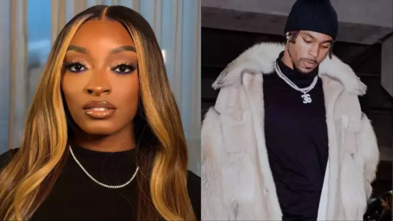 Simone Biles' Snowy Makeup & Custom Coat Steal Spotlight at Bears Game