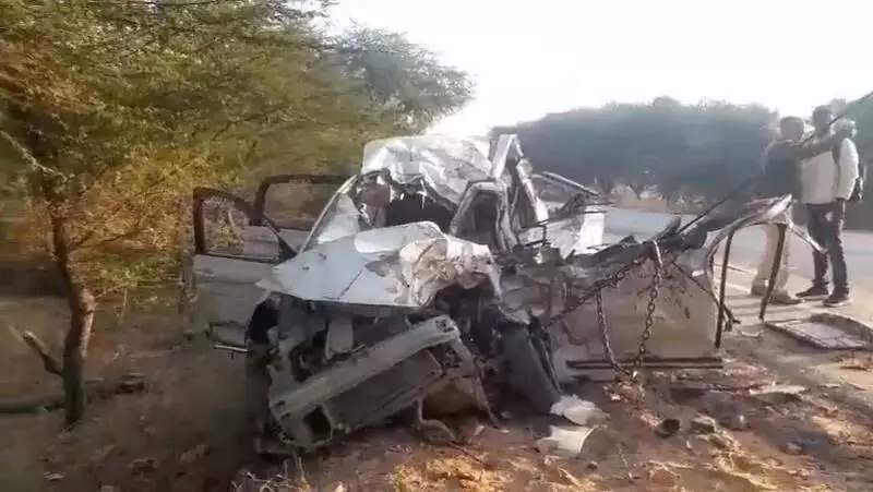 Six Women Killed in Horrific Car-Truck Collision on Sikar-Bikaner Highway