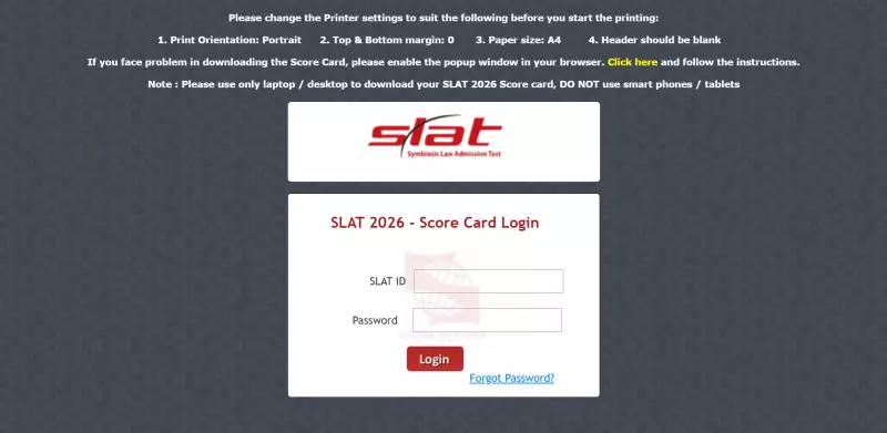 SLAT 2026 Results Announced: Check Your Scorecards Online Now