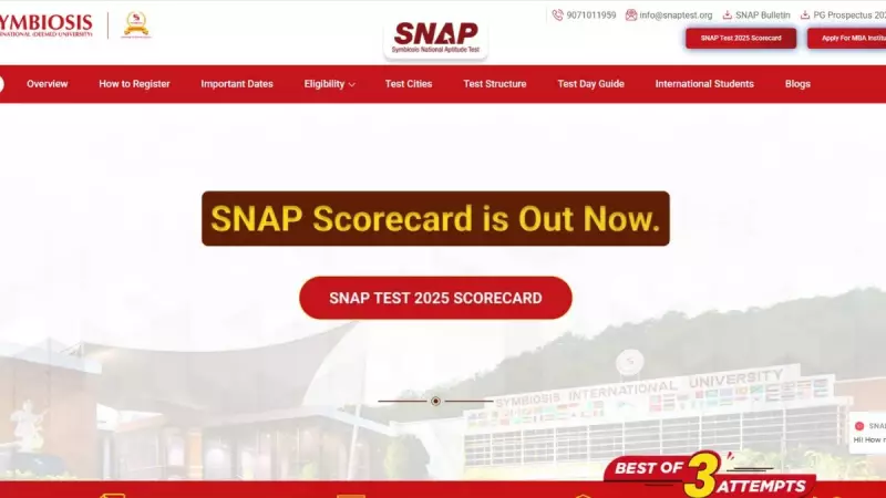 SNAP Result 2025 Declared: Download Scorecard at snaptest.org