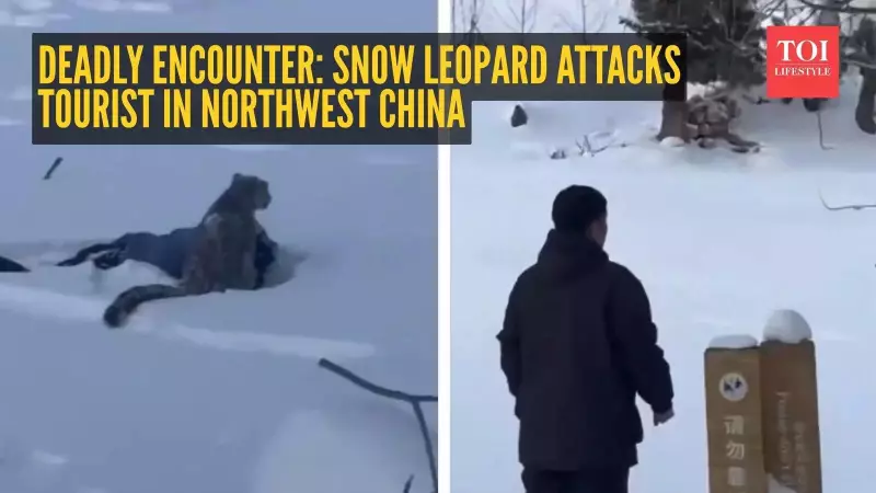Snow Leopard Attack in Xinjiang: Tourist's Close Encounter Sparks Safety Warnings