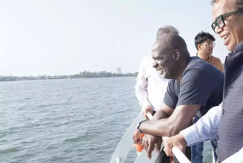 Sprint Legend Ben Johnson Rides Kochi Water Metro, Praises Engineering Marvel