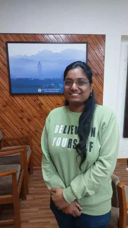 SPU Scholar Vidhi Singh Wins PM's Fellowship, First from Gujarat State University