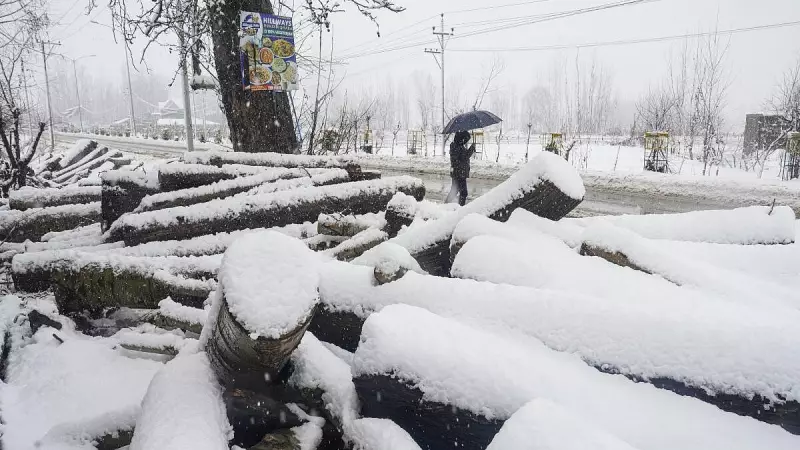 Srinagar Airport Halts All Flights as Heavy Snowfall Disrupts Air Travel