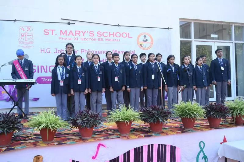 St. Mary's School Hosts Vibrant Singing Competition for Students