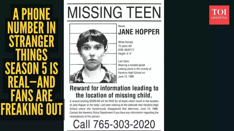 Stranger Things Season 5: Real Phone Number on Missing Poster Links Fans to Hawkins