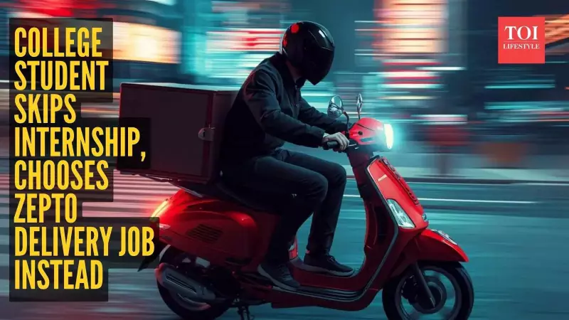 Student Chooses Zepto Delivery Over Internship, Sparks Debate on Education and Income