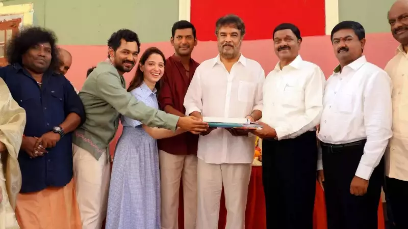 Sundar C and Vishal Begin Shooting 'Purushan' After Viral Pooja Launch