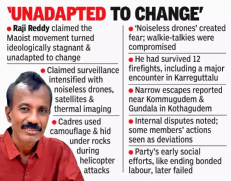 Surrendered Maoist Leader Reveals 28-Year Underground Life: Surveillance, Firefights & Ideological Stagnation