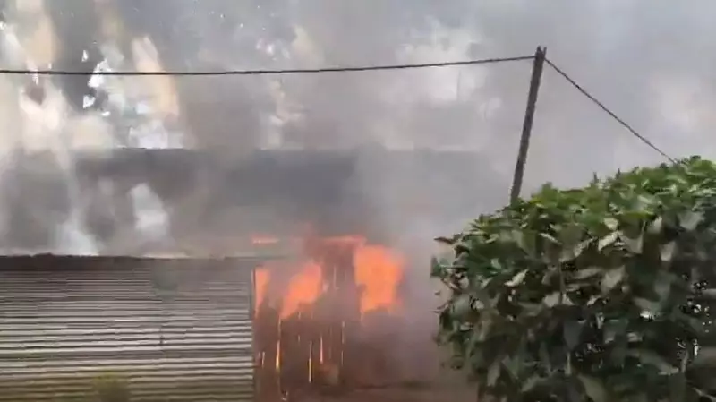 Suspected Militants Torch Houses, Farmhouses in Manipur's Kangpokpi District