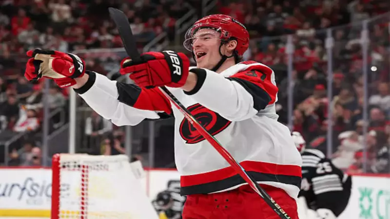 Svechnikov's Hat Trick Powers Hurricanes Past Devils 4-1 at Prudential Center